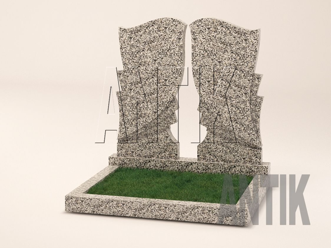 Pomnik podwójny Antik-D02 Pokostovsky (Grey Ukraine)