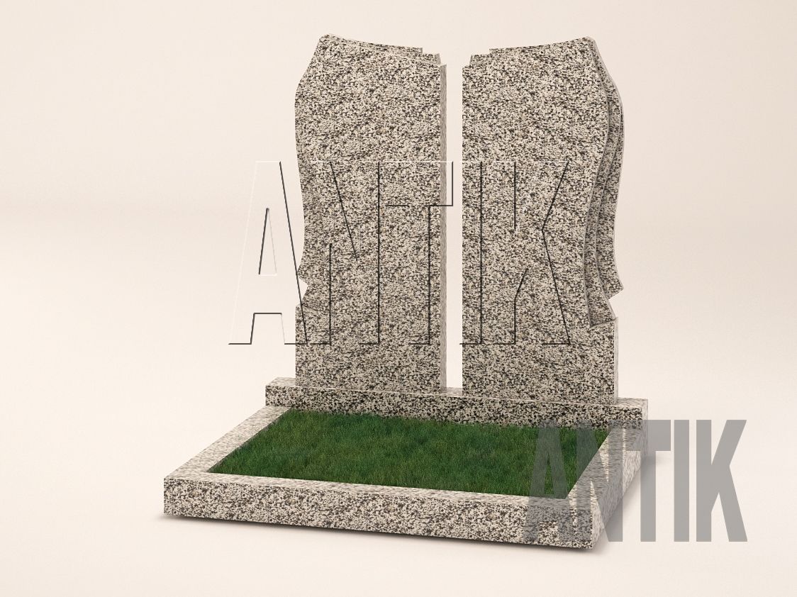 Pomnik podwójny Antik-D24 Pokostovsky (Grey Ukraine)